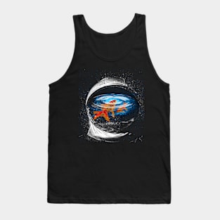 Astronaut and the goldfish Tank Top